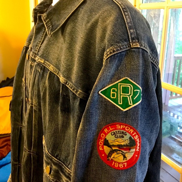 POLO RALPH LAUREN Sportsman Patched Denim Jacket - Picture 7 of 15